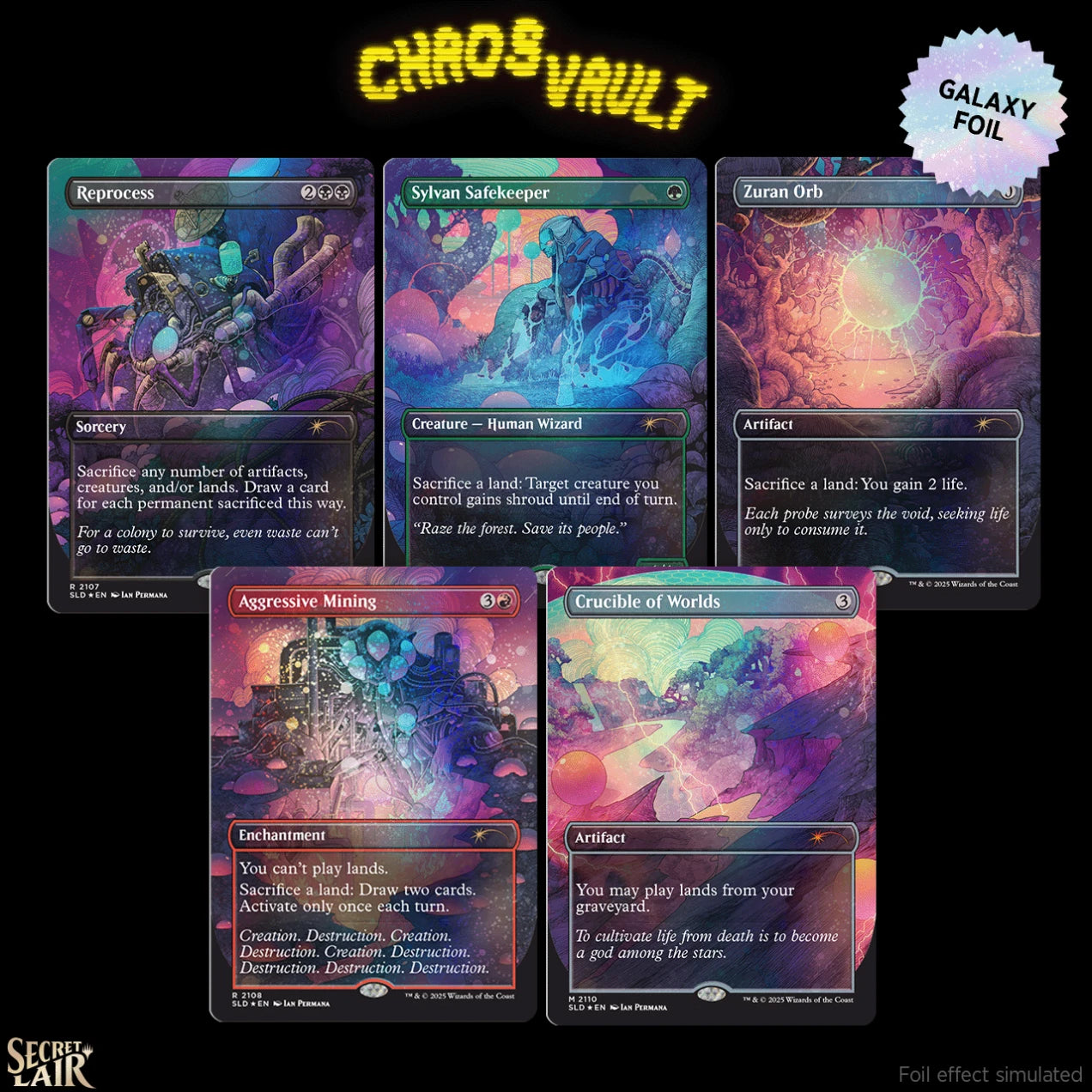 Secret Lair: Alien Auroras Galaxy Foil Edition / Non-Foil