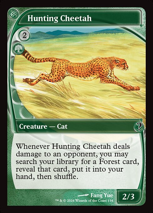 Hunting Cheetah (Future Sight) - Mystery Booster 2 #134 (Near Mint)