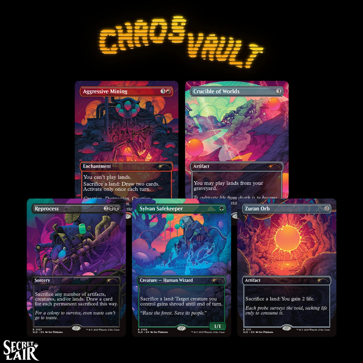 Secret Lair: Alien Auroras Galaxy Foil Edition / Non-Foil