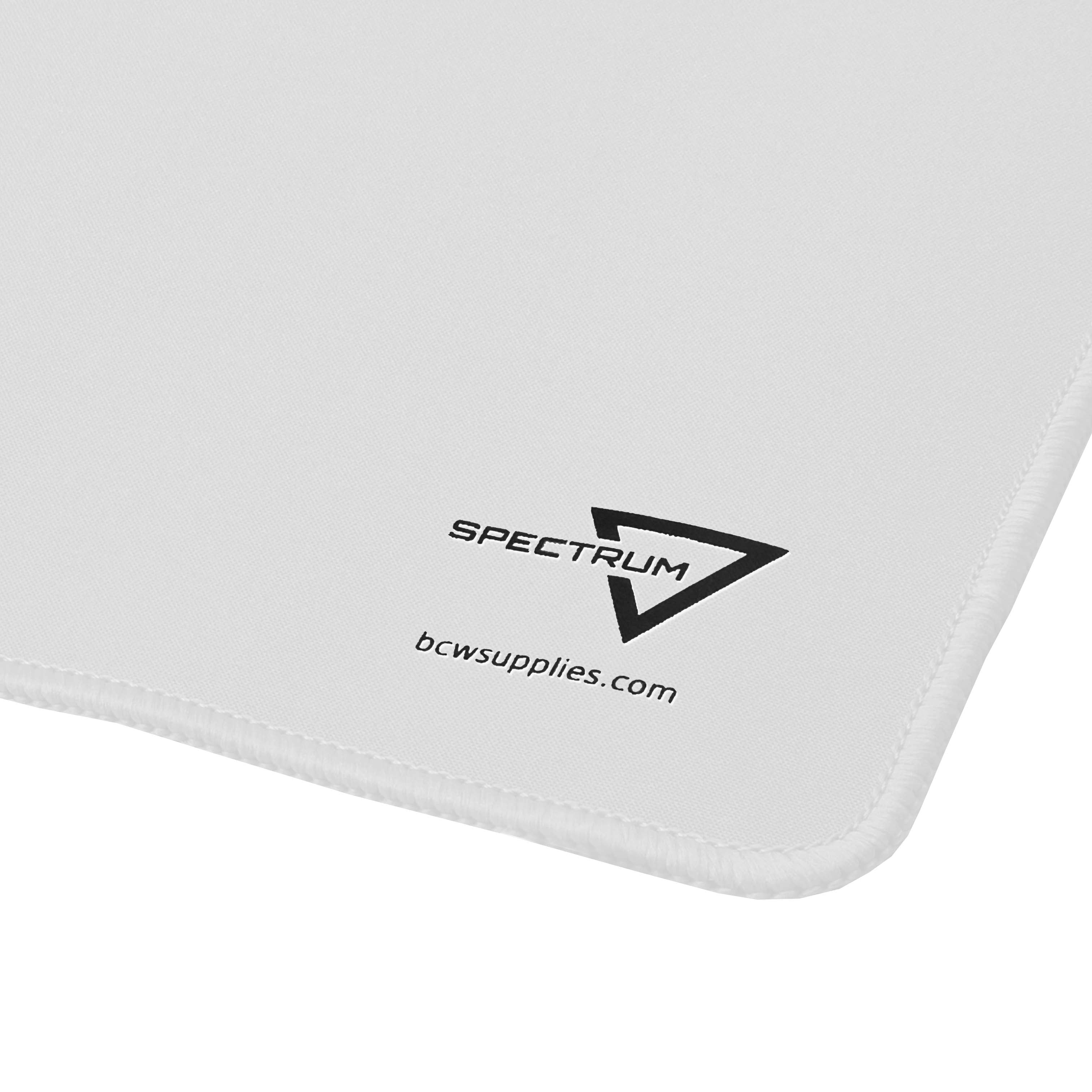 BCW Spectrum Playmat with Stitched Edging - White