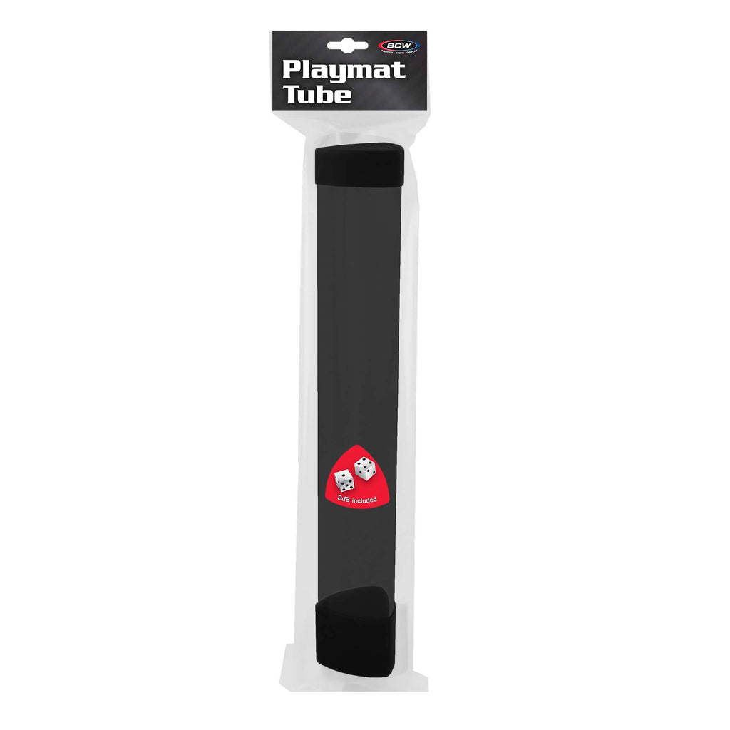 Playmat Tube with Dice Cap - Smoke