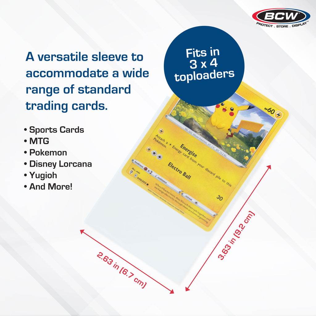 BCW Standard Card Sleeves