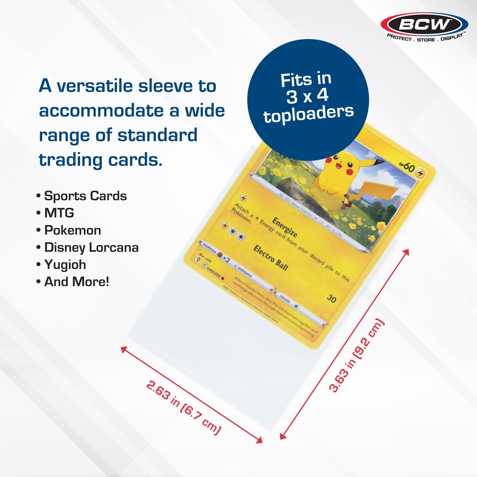 BCW Standard Card Sleeves