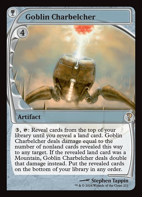 Goblin Charbelcher (Future Sight) - Mystery Booster 2 #221 (Near Mint)