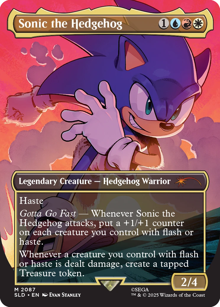 Magic: The Gathering Secret Lair x Sonic: Friends & Foes Bundle - SLD