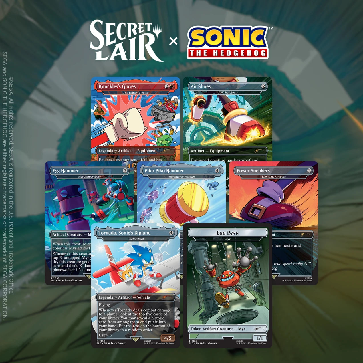 Magic: The Gathering Secret Lair x Sonic: Turbo Gear Bundle - SLD