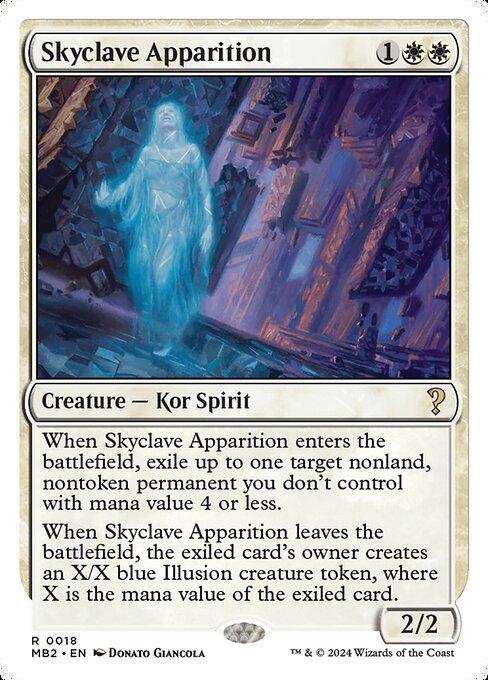 Skyclave Apparition (White Border) - Mystery Booster 2 #18 (Near Mint)