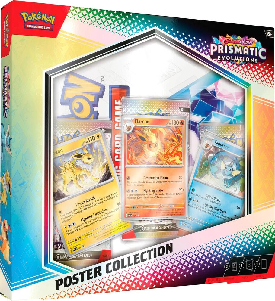 Pokémon Prismatic Evolutions Poster Collection Box - PRE