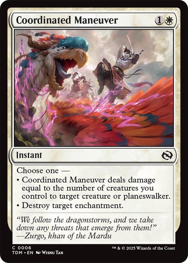 Coordinated Maneuver