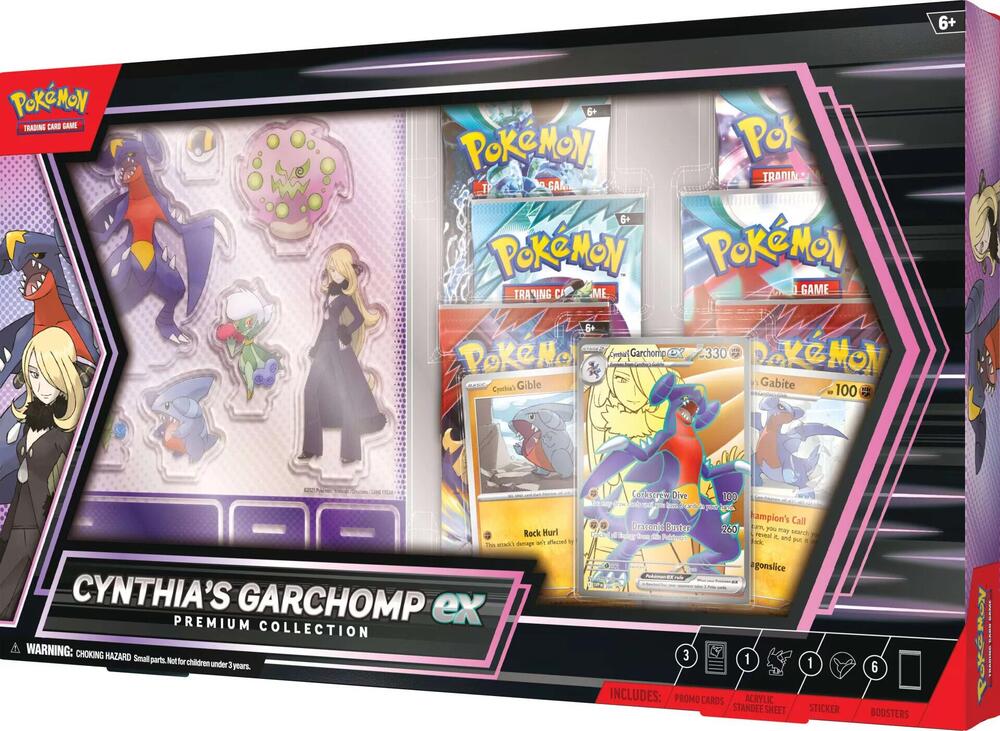 Pokémon Cynthia's Garchomp ex Premium Collection Box