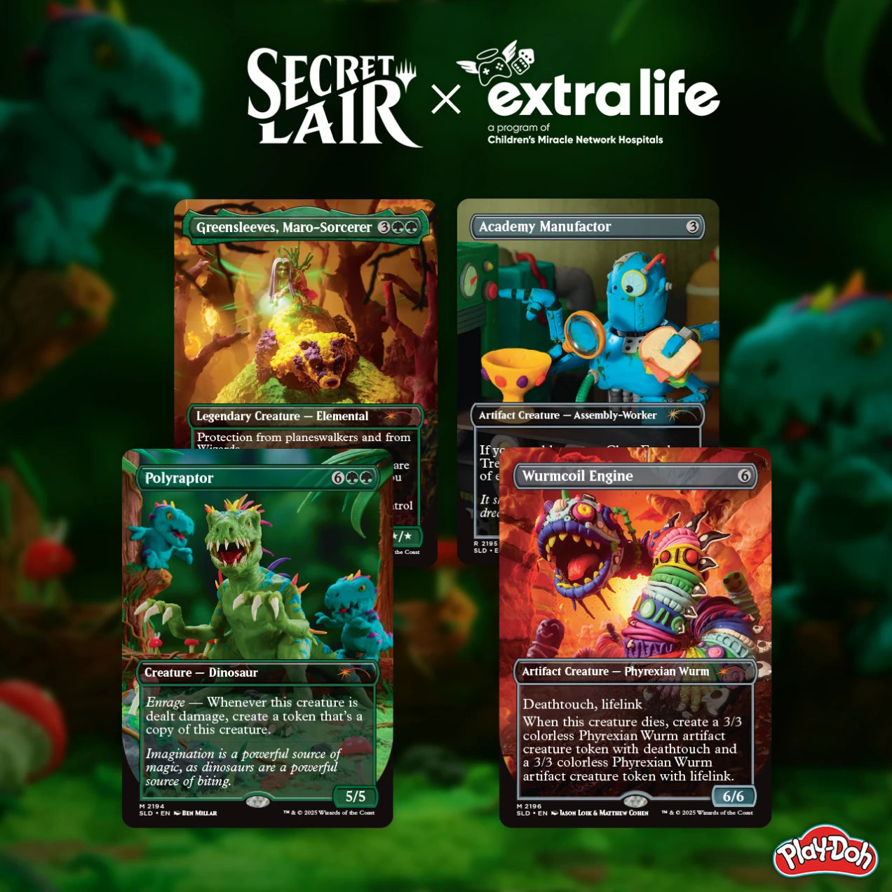 Secret Lair x Play‑Doh: Squishful Thinking — Extra Life 2025 (MTG)