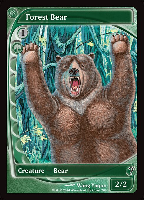 Forest Bear (Future Sight) - Mystery Booster 2 #206 (Near Mint)