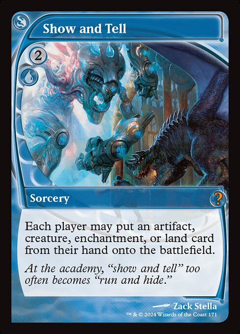Show and Tell (Future Sight) - Mystery Booster 2 #171 (Near Mint)