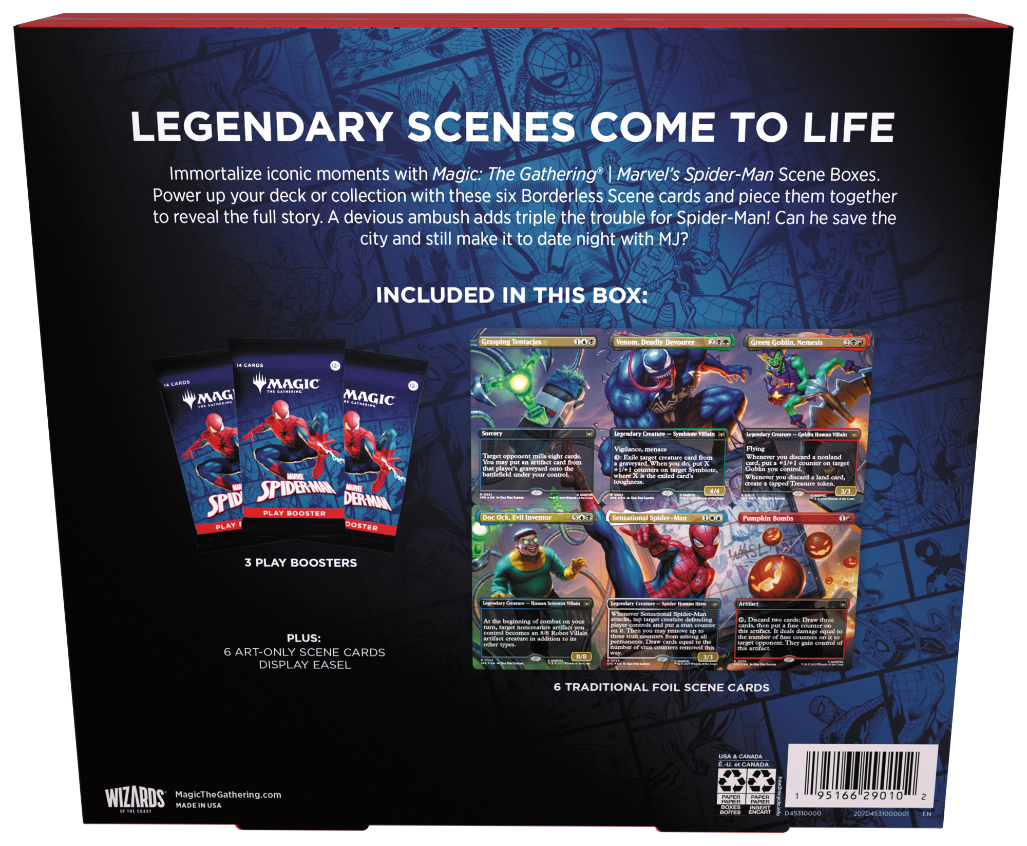 Magic: The Gathering Universes Beyond Marvel’s Spider-Man – Scene Box Collection - SPM