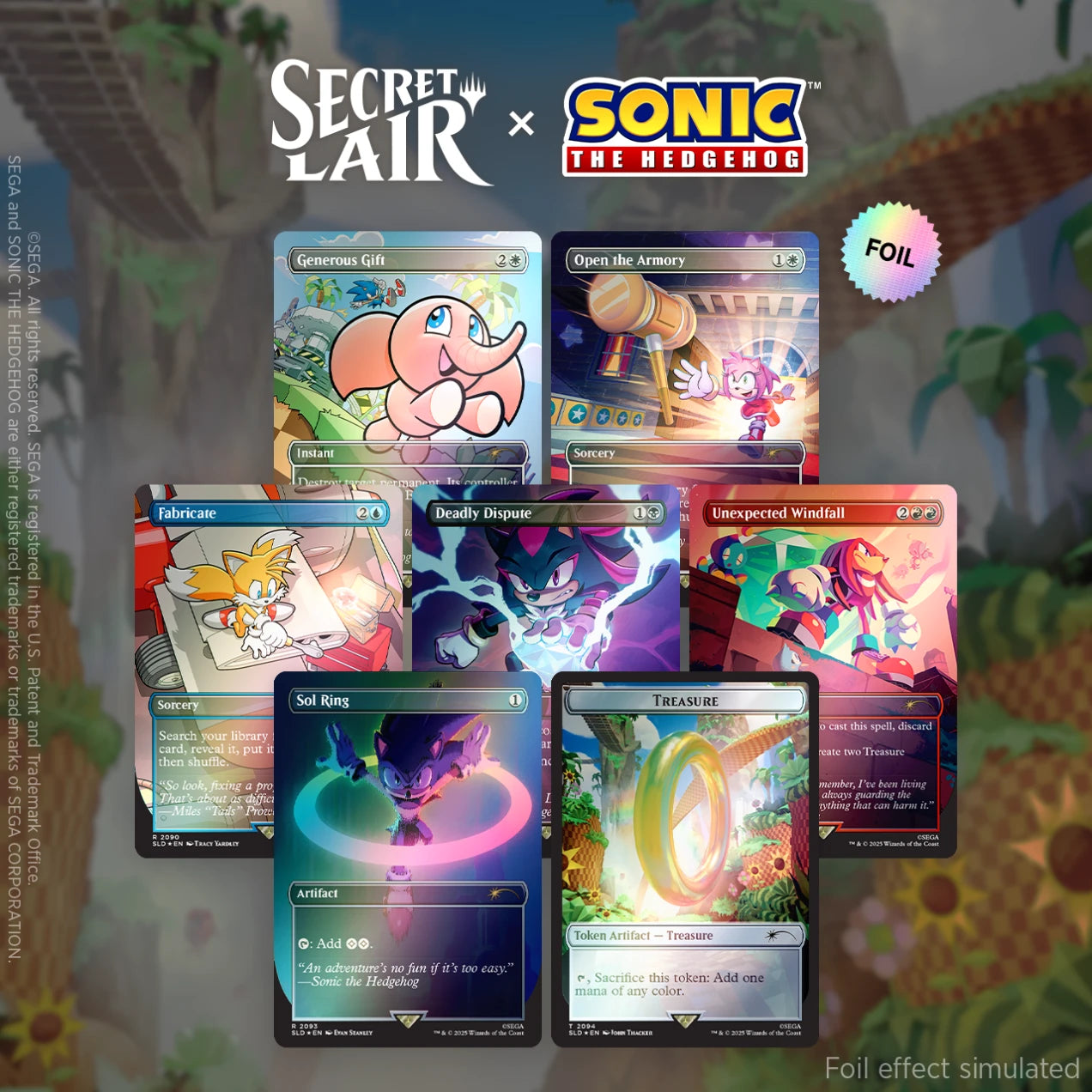 Magic: The Gathering Secret Lair x Sonic: Chasing Adventure Bundle - SLD