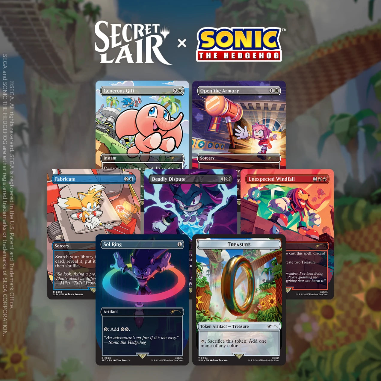 Magic: The Gathering Secret Lair x Sonic: Chasing Adventure Bundle - SLD