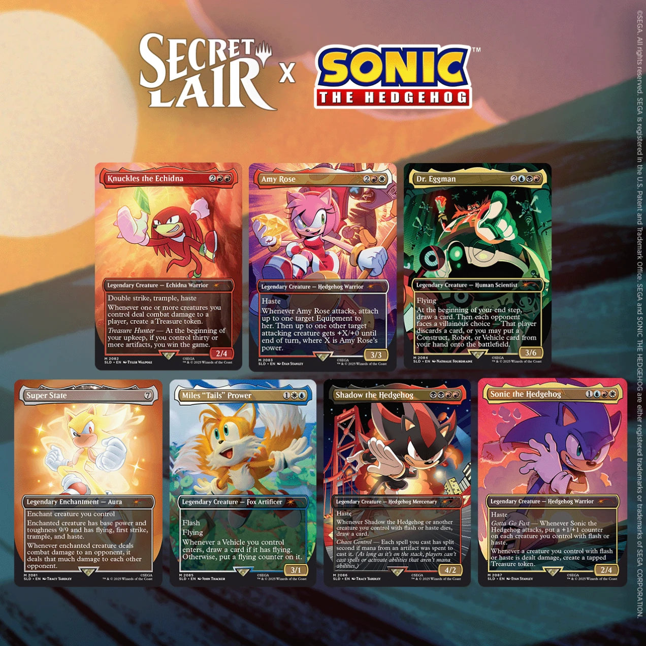 Magic: The Gathering Secret Lair x Sonic: Friends & Foes Bundle - SLD