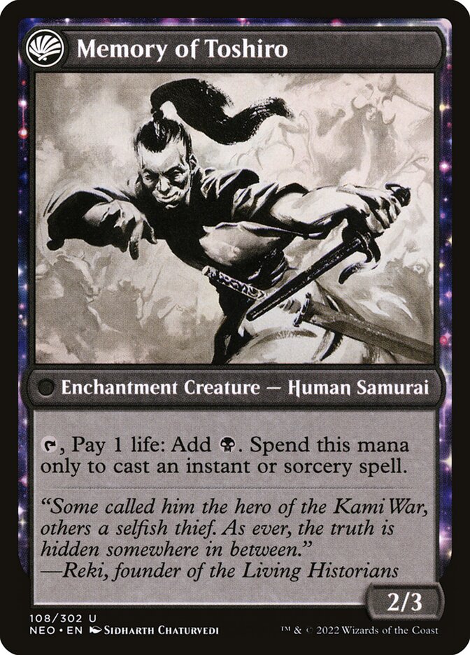 Life of Toshiro Umezawa (Back)