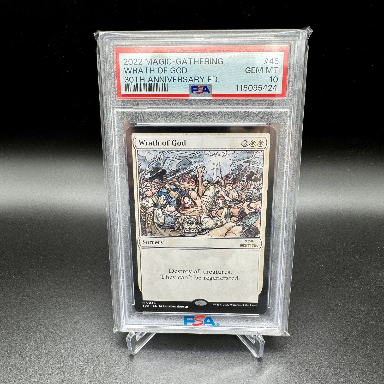 Wrath of God #45 30th Anniversary Edition PSA 10 front